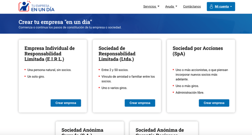 Empresa en un Día: La Solución para Crear tu Empresa en Chile 6 Paso 3 de como usar empresa en un día