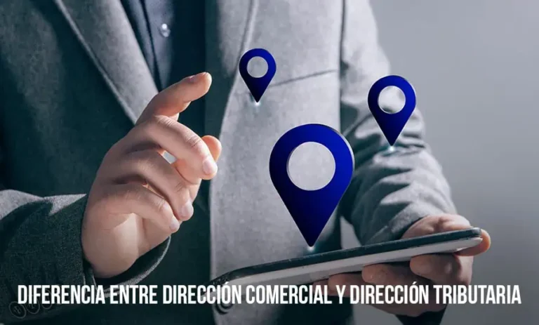 dirección tributaria vs comercial