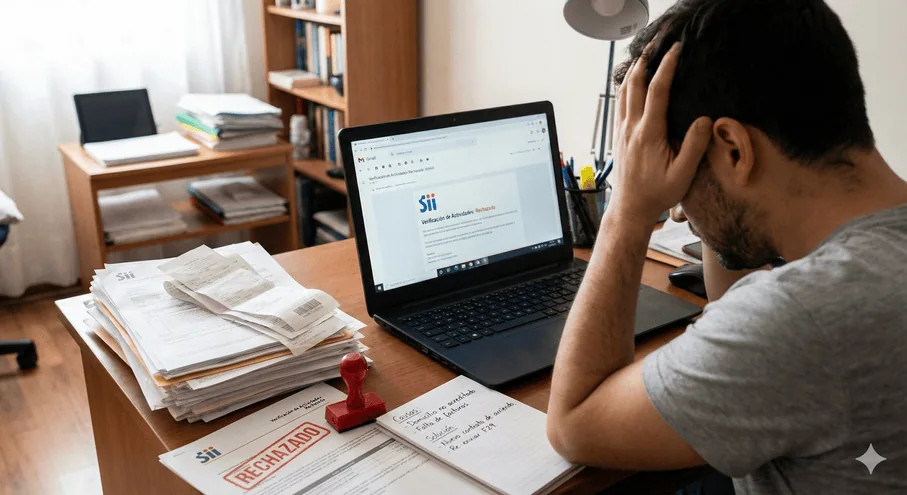 verificación de actividades rechazadas