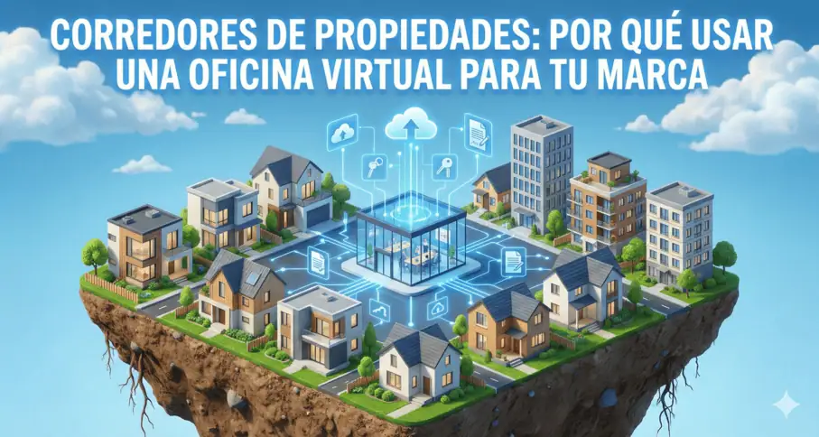 Corredores de propiedades: por qué usar una oficina virtual para tu marca 2026