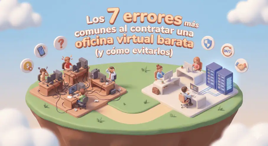 errores al contratar una oficina virtual