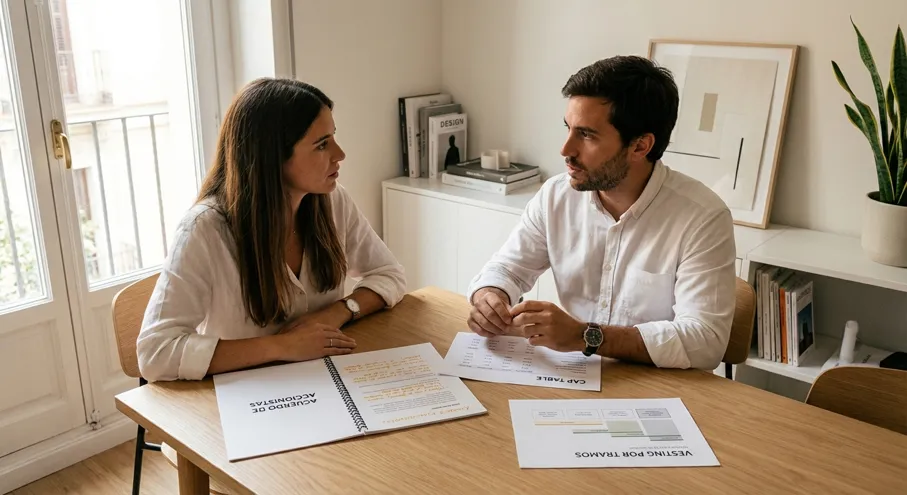 pacto de accionistas y vesting en Chile