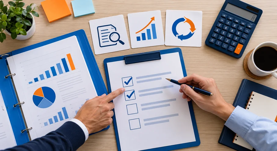 Provisiones contables: equipo de una pyme revisando evidencia y supuestos